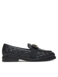 Aldo Lordsy Bissamo 14115088 Czarny. Czarne lordsy Aldo, bez wzorów, ze skóry, bez obcasa, bez zapięcia. Za 439.99 zł.