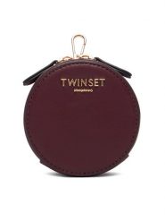 TWINSET Portfel 252TL8042 Fioletowy. Fioletowe portfele Twinset, bez wzorów, ze skóry. Za 309.99 zł.