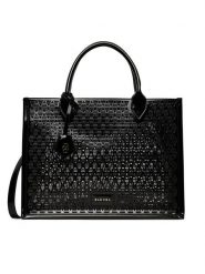 Badura Torebka WENN-02 Czarny. Czarne shopper Badura, bez wzorów, z materiału, bez dodatków. Za 149.99 zł.