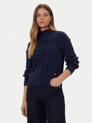 Guess Golf W5BR30 Z1192 Granatowy Relaxed Fit. Niebieskie golfy Guess, xxl, z aplikacjami, z wełny, bez ramiączek. Za 479.99 zł.