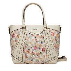 Torebka Laura Vita. Białe shopper Laura Vita, bez wzorów, bez dodatków. Za 239.99 zł.