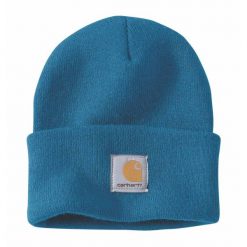 Czapka zimowa Carhartt Acrylic Watch Hat. Zielone czapki Carhartt, bez wzorów. Za 79.00 zł.