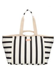 ZEBRA Torba plażowa "Richelle" w kolorze czarno-białym - 65 x 35 x 24 cm rozmiar: onesize. Białe torby na ramię ZEBRA, bez wzorów, z materiału, na ramię, bez dodatków. Za 141.85 zł.