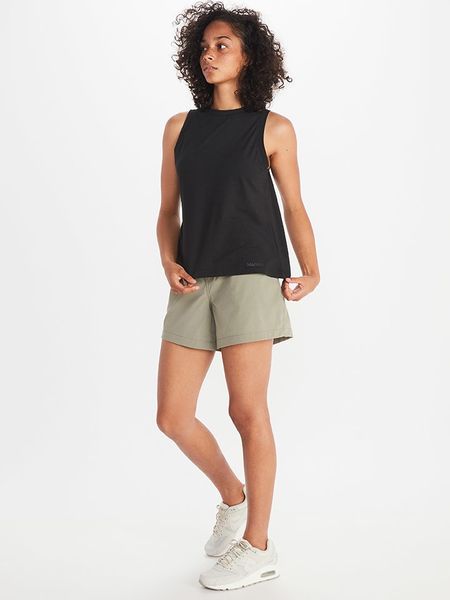 Marmot Top funkcyjny "Windridge" w kolorze czarnym rozmiar: S. Czarne topy Marmot, s, bez wzorów, bez kołnierzyka, bez ramiączek. Za 73.76 zł.