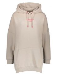 Sublevel Bluza w kolorze beżowym rozmiar: M/L. Brązowe bluzy Sublevel, l, bez wzorów, z kapturem. Za 105.88 zł.