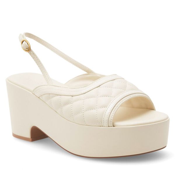 Sandały Badura. Sandały Badura, bez wzorów, bez obcasa, na słupku, bez zapięcia. Za 179.99 zł.