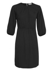 MOSS COPENHAGEN Sukienka "Mistia Bertille" w kolorze czarnym rozmiar: XL. Czarne sukienki Moss Copenhagen, na co dzień, xl, bez wzorów, bez kołnierzyka, bez ramiączek, midi, proste. Za 127.35 zł.