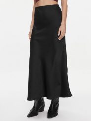 Vila Spódnica midi Tyla 14096849 Czarny Regular Fit. Czarne spódnice Vila, bez wzorów, z syntetyku, midi. Za 139.99 zł.