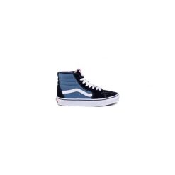 Kapcie VANS UA SK8-HI Niebieski. Niebieskie obuwie domowe Vans, bez wzorów, ze skóry, bez zapięcia. W wyprzedaży za 274.20 zł.