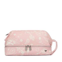 Kosmetyczka Roxy. Czerwone kufry i kosmetyczki Roxy, bez wzorów, bez dodatków. Za 99.99 zł.