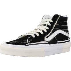 Tenisówki Vans Model Sk8-hi Reconstruct Kolor Czarny. Czarne trampki Vans, bez wzorów, ze skóry, bez zapięcia. Za 286.99 zł.