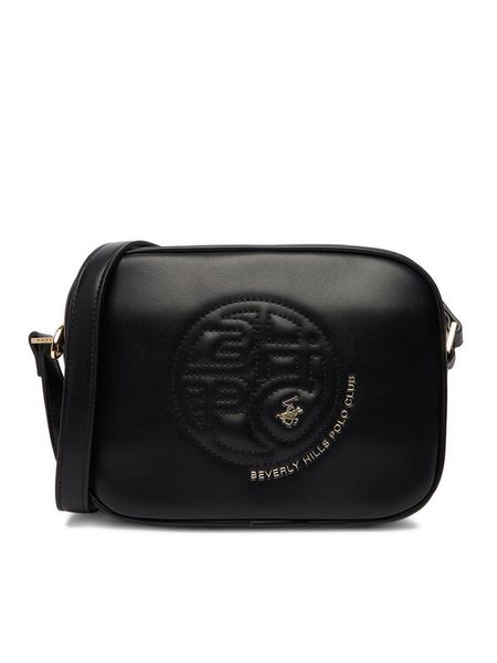 Beverly Hills Polo Club Torebka CEOWB-BHPC-L-002-09 Czarny. Czarne listonoszki Beverly Hills Polo Club, bez wzorów, z materiału, bez dodatków. Za 149.99 zł.