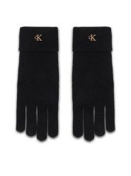 Calvin Klein Rękawiczki LV04F8141G Czarny. Czarne rękawiczki Calvin Klein, bez wzorów, z dzianiny. Za 249.99 zł.
