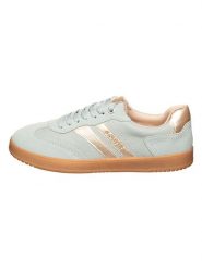 S.Oliver Sneakersy w kolorze błękitno-złotym rozmiar: 37. Niebieskie trampki S.Oliver, bez wzorów, bez zapięcia. Za 122.96 zł.
