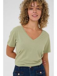 Cream Koszulka w kolorze zielonym rozmiar: L. Zielone bluzki Cream, l, bez wzorów, bez kołnierzyka, bez ramiączek. Za 52.79 zł.