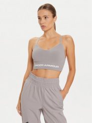 Under Armour Biustonosz sportowy UA Vanish 1384417 Beżowy. Brązowe koszulki sportowe Under Armour, bez wzorów, z syntetyku, bez ramiączek, na jogę i pilates. Za 99.99 zł.