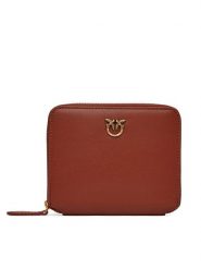 PINKO Duży Portfel Damski Taylor Zip Around 100249 A0F1 Brązowy. Brązowe portfele Pinko, bez wzorów, ze skóry. Za 479.99 zł.