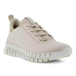 Buty do biegania damskie Ecco Sneaker Gruuv Lea. Brązowe obuwie sportowe ecco, z gumy, bez zapięcia, do biegania. Za 768.00 zł.