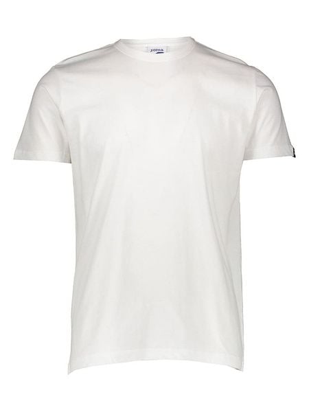 Joma Koszulka w kolorze białym rozmiar: L. Białe bluzki Joma, l, bez wzorów, z bawełny, bez kołnierzyka, bez ramiączek. Za 26.19 zł.