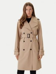 Save The Duck Trencz D42664W GRIN22 Beżowy Regular Fit. Brązowe płaszcze Save the duck, bez wzorów, z syntetyku, bez kaptura. Za 1,539.00 zł.