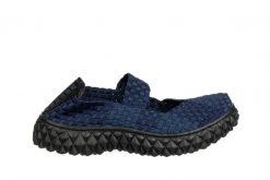 Półbuty Rock Over Deep Blue 032036, Granatowy, Materiał - 38. Niebieskie obuwie sportowe Rock Spring, na lato, z materiału, bez zapięcia. W wyprzedaży za 164.99 zł.