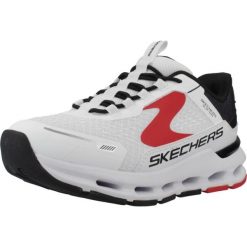 Buty SKECHERS GLIDE STEP PLUS VISTA LANE Biały. Białe trekkingi Skechers, z syntetyku, trekkingowe. Za 280.99 zł.