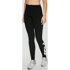 Fila - Legginsy. Czarne legginsy Fila, s, bez wzorów, z bawełny. W wyprzedaży za 129.90 zł.