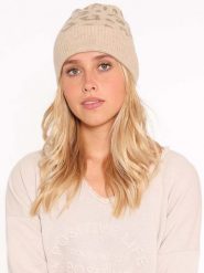 Zwillingsherz Kaszmirowa czapka beanie w kolorze beżowym rozmiar: onesize. Brązowe czapki Zwillingsherz, bez wzorów, z kaszmiru. Za 193.70 zł.