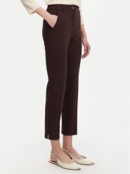 Marella Spodnie materiałowe Aletta 2523786014 Brązowy Regular Fit. Brązowe spodnie materiałowe Marella, bez wzorów, z materiału. Za 669.99 zł.