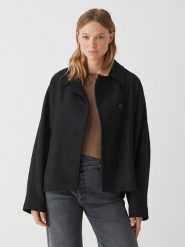 OPUS Kurtka przejściowa w kolorze czarnym rozmiar: 42. Czarne kurtki Opus, bez wzorów, z wełny, bez kaptura. Za 274.99 zł.