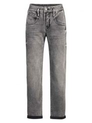 Herrlicher Dżinsy "Shyra" - Tapered fit - w kolorze szarym rozmiar: W27. Szare jeansy Herrlicher, bez wzorów, z podwyższonym stanem. Za 217.99 zł.