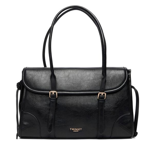 Torebka TWINSET. Czarne torebki klasyczne Twinset, bez wzorów, bez dodatków. Za 549.99 zł.