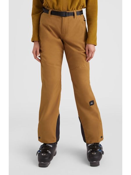 O'Neill Spodnie narciarskie w kolorze jasnobrązowym rozmiar: XS. Brązowe spodnie dresowe O'Neill, xs, bez wzorów, z tkaniny, narciarskie. Za 209.82 zł.