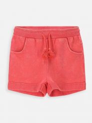 Coccodrillo Szorty dresowe w kolorze czerwonym rozmiar: 164. Czerwone szorty COCCODRILLO, bez wzorów, z bawełny. Za 43.99 zł.