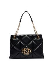 LOVE MOSCHINO Torebka JC4040PP0OLC0000 Czarny. Czarne torebki klasyczne Love Moschino, bez wzorów, ze skóry, bez dodatków. Za 1,099.00 zł.