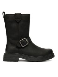 Clarks Botki Orinoco3 Bay 26183923 Czarny. Czarne botki Clarks, bez wzorów, ze skóry, bez obcasa, na płaskiej podeszwie, bez zapięcia. Za 609.99 zł.