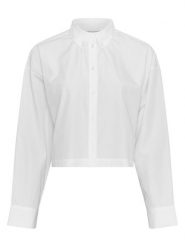 MOSS COPENHAGEN Bluzka "Liene" w kolorze białym rozmiar: XS/S. Białe bluzki Moss Copenhagen, s, bez wzorów, z bawełny, bez kołnierzyka, bez ramiączek. Za 166.49 zł.