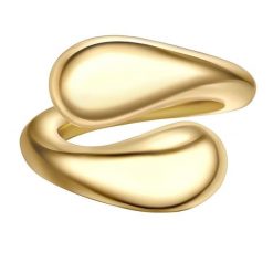 Yokoamii Pierscionek z metalowego stopu w zlocie zóltym Pierścionki 1 ct Damski. Żółte pierścionki Yokoamii, metalowe. Za 159.99 zł.