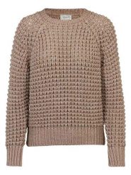 Herrlicher Sweter "Narlina" w kolorze beżowym rozmiar: XL. Brązowe swetry Herrlicher, xl, bez wzorów, ze splotem, bez ramiączek. Za 173.99 zł.