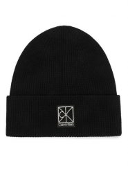 Calvin Klein Czapka LV04F8109G Czarny. Czarne czapki Calvin Klein, bez wzorów, z wiskozy. Za 169.99 zł.
