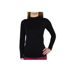 T-shirt Damski Bezszwowy Z Długim Rękawem. Czarne bielizna sportowa Gym Hero, bez wzorów. Za 205.99 zł.