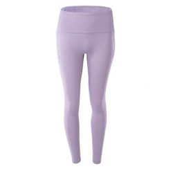 Damskie legginsy IQ Cross The Line Lemini. Fioletowe legginsy sportowe IQ, l, bez wzorów, z elastanu, do biegania. Za 221.38 zł.