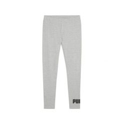 Legginsy damskie z logo No. 1 ESS PUMA Light Gray Heather. Czarne legginsy Puma, l, bez wzorów, z dżerseju. Za 89.00 zł.