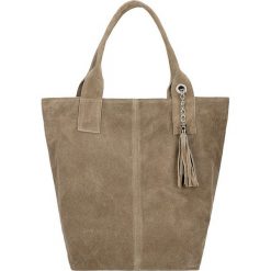 Wojas Skórzana torebka w kolorze szarobrązowym - 41 x 36 x 18 cm rozmiar: onesize. Brązowe torebki klasyczne Wojas, bez wzorów, z materiału, bez dodatków. Za 320.63 zł.