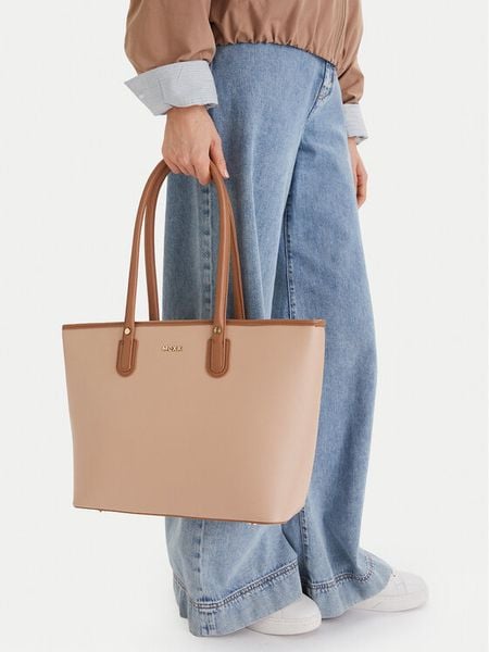 MEXX Torebka EO-MEXX-S-006-09 Beżowy. Brązowe shopper Mexx, bez wzorów, z materiału, bez dodatków. Za 199.99 zł.