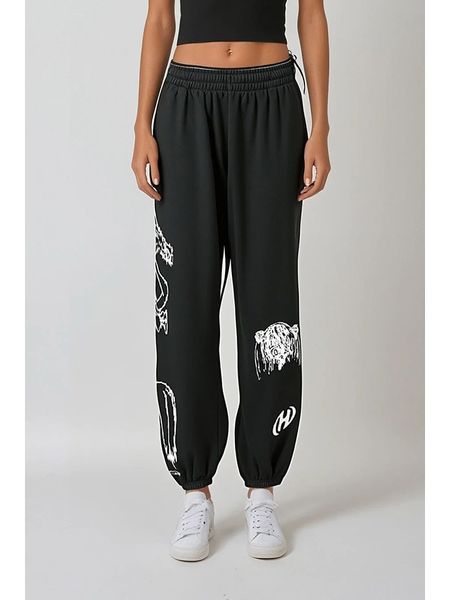 Weekday Spodnie dresowe w kolorze czarnym rozmiar: L. Czarne spodnie dresowe Weekday, l, bez wzorów, z dresówki. Za 82.64 zł.