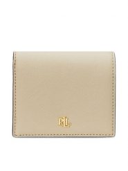 LAUREN RALPH LAUREN Portfel 432962112007 Écru. Białe portfele Lauren Ralph Lauren, bez wzorów, ze skóry. Za 419.99 zł.