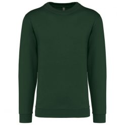 Bluza z okrągłym dekoltem Kariban. Zielone bluzy KARIBAN, xl, bez wzorów, z bawełny, bez kaptura. Za 128.50 zł.
