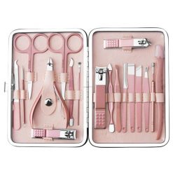 UNIQ 18-w-1 zestaw do pielęgnacji manicure Kuferki do makijażu 18 ct Rose Gold. Zestawy Uniq. Za 80.74 zł.