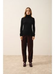 Just Cashmere Kaszmirowy golf "Serelith" w kolorze czarnym rozmiar: M. Czarne golfy Just Cashmere, m, bez wzorów, z kaszmiru, bez ramiączek. Za 334.23 zł.